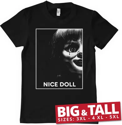 Produktbild von Nice Doll Big & Tall T-Shirt - 5XL - Black
