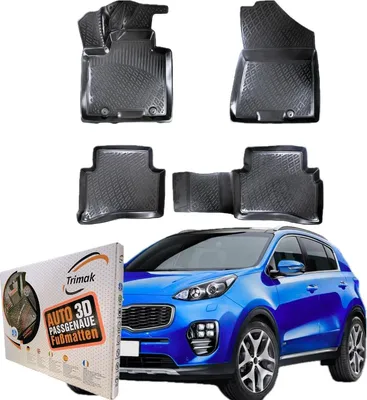 Produktbild von Trimak Autofußmatten kompatibel mit KIA Sportage 4.gen (QL) 2016-2021 Auto Allwetter Gummimatten