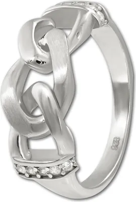 Produktbild von Damen Gr. 58 18,5 SilberDream Ringe silberweiß Ringschmuck D2SDR422W58