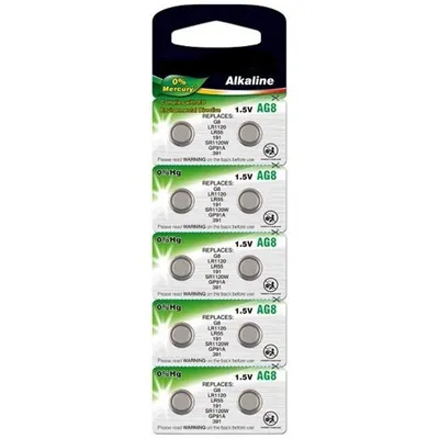 Zdjęcie produktu dla Baterie LR55, Knopfzelle V8GA, 191, 80, LR1120, LR1121, LR4230 10 Stück