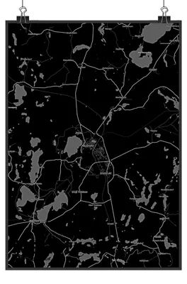 Produktbild von Mr. & Mrs. Panda Bild Neustrelitz DIN A5 - Geschenk, wanddeko, Plakat, Wandbild, Stadt Dorf Karte Landkarte Map Stadtplan, Kunstdruck, drucke