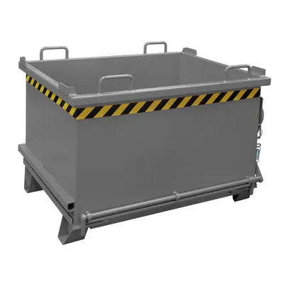 Produktbild von Bauer Klappbodenbehälter SB 750, lackiert, Mausgrau