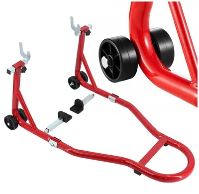 Produktbild von Motorradständer Hinten - Ständer bis 450 kg Universal - Einstellbare Breite 24-35 cm - Motorrad Montageständer