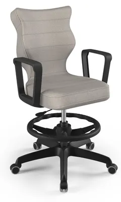 Obrázok produktu pre Kreslo Norm pre mládež, čierna farba, model Monolith 03, veľkosť 5, materiál WK+P