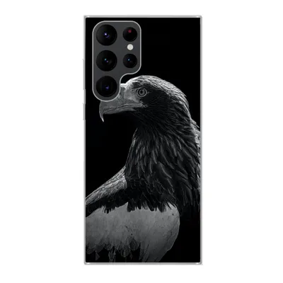 Produktbild von MuchoWow® Handyhülle Schutzhülle Hülle für Samsung Galaxy S22 Ultra Adler - Nahaufnahme - Schnabel Silikon Softcase Handy Hülle - Abbildung
