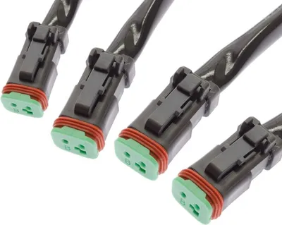 Immagine prodotto di Set di cavi - Ledson - 4 lampade - Interruttore incluso - 2 pin - DT tedesco - 24V