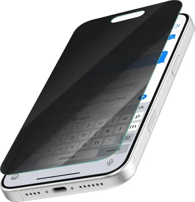 Produktbild von Crong Tempered privacy glass iPhone 16/15