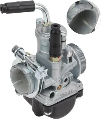 Obrázek produktu pro Motocykl PHBG Karburátor Závodní karburátorové díly pro 50-100cc motor 2-taktní 19,5mm/0,77in