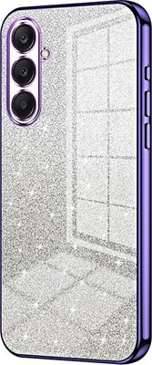 Image de Étui à paillettes pour Samsung Galaxy A26 - Coque arrière en silicone Phonesta Crystal Sparkle - Violet