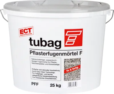 Immagine prodotto di tubag Pflasterfugenmörtel PFF Steingrau 25kg Eimer