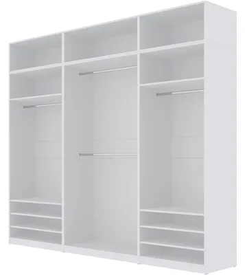 Produktbild von Marmex Möbel Modulschrank mit Aufsätzen  TRES SET O/N Weiß 260x246x51 cm