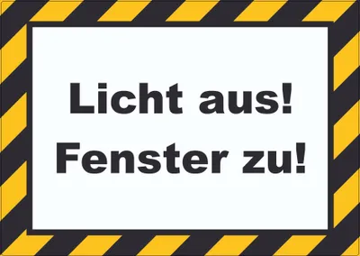 Produktbild von Licht aus Fenster zu Aufkleber A4 (210x297mm)