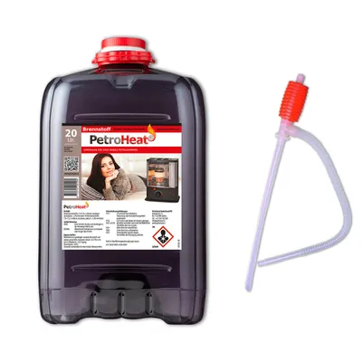 Produktbild von Petroleum 20 Liter Kanister zum Heizen für Petroleum Ofen Heizung Hand Pumpe