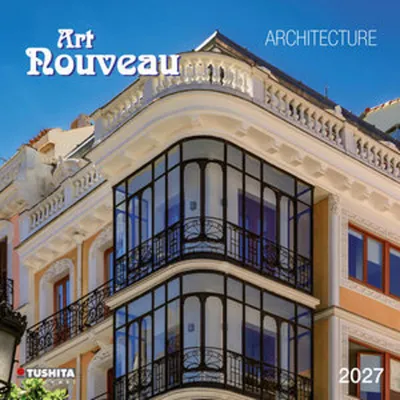 Produktbild von Wandkalender 2027 mit Jugendstil-Architektur Motiven, 16 Monate, 30x30 cm