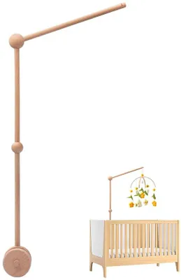Produktbild von Holz-Baby-Mobile-Halterung, dekorativer Ständer für Babyzimmer, Wickeltisch, Babybett, Windspiel, multifunktionales Spielzeug