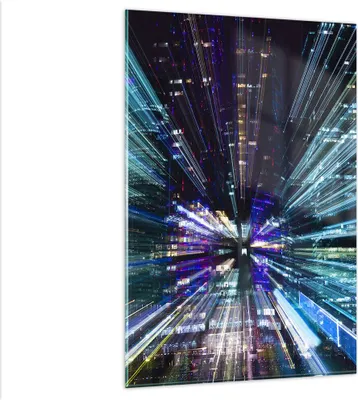 Produktbild von Bilder auf glas - Einteilig - Abstraktion modern - 80x120cm - Glasbilder - Wandbilder - Bilder - zum Aufhängen bereit - Wanddekoration aus Glas - Glas Bilder - Wandbild auf Glas - GPA80x120-4044