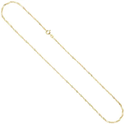 Produktbild von 1,8mm Singapurkette Kette Halskette 585 Gold Gelbgold 42cm Halsschmuck
