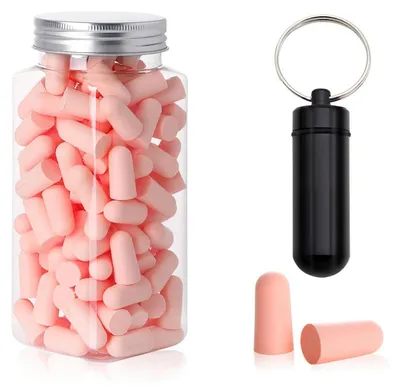 Produktbild von Ohrstöpsel zum Schlafen 120 Stück 38 dB SNR Rosa Schaumstoff Wiederverwendbar