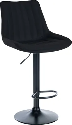 Produktbild von Barhocker HLO-CP295 Stoff schwarz  schwarz