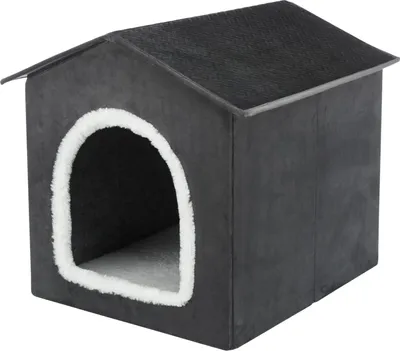 Produktbild von TRIXIE Höhle Livia - dunkelgrau/weiß - 50 × 50 × 54 cm
