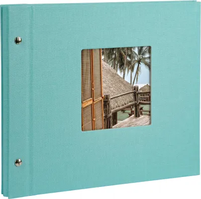 Image de Album photo Goldbuch, système à spirales, modèle Bella Vista, couleur aqua, dimensions 30x25 cm