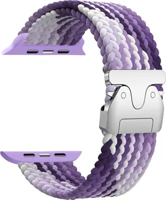 Zdjęcie produktu dla Pasek Beline Woven Nylon Parachute Do    Apple Watch 42/44/45/49Mm Fioletowy