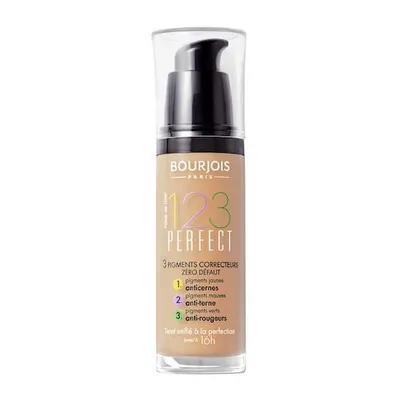 Zdjęcie produktu dla Bourjois 123 Perfect, Buteleczka z pompką, Płynny, Skóra mieszana, Beżowy, Light Beige, Naturalny