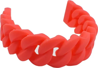 Produktbild von s. Oliver | Uhrenarmband 18mm Silikon koralle gleichlaufend SO-3506-PQ