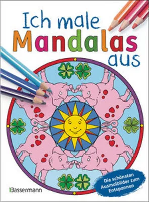 Produktbild von Ich male Mandalas aus. Mandalablock für Kindergarten und Vorschule