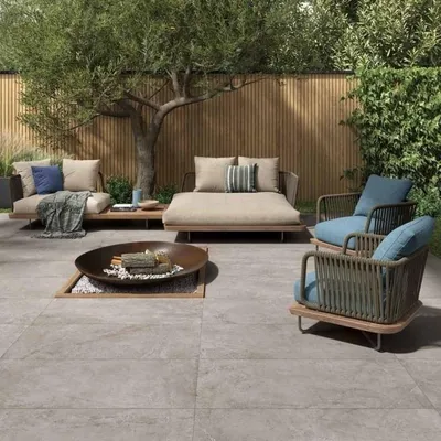 Produktbild von CASA39 Fliesen Steinoptik  100x100 cm Castelvetro