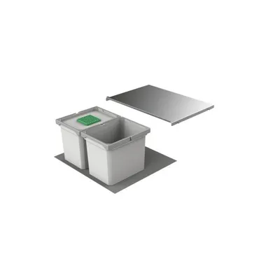 Image de Naber Cox® Box 275 K/600-2, collecteur de déchets pour tiroirs existants, avec couvercle