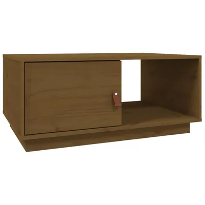 Obrázok produktu pre vidaXL Konferenčný stolík Honey Brown 80x50x35,5 cm Masívne borovicové drevo