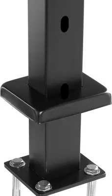 Immagine prodotto di Palo per ringhiera con cavo 42x1x2 pollici con foro angolato a 30° Palo per ringhiera per scale Nero 1 pezzo