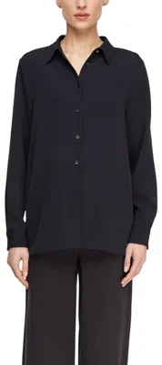 Productafbeelding van COMMA damesblouse – met knoopsluiting, lange mouwen, halflange snit