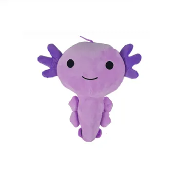 Produktbild von Axolotl Kuscheltier 30 cm – XL Plüschtier Molch/Echse lila