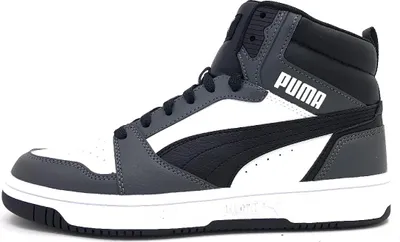 Immagine prodotto di Scarpe da ginnastica Puma Rebound V6 da uomo, modello sportivo con lacci, colore bianco, ideali per il tempo libero