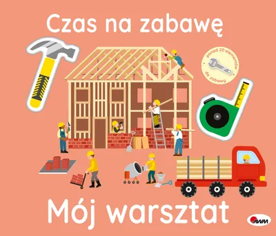 Productafbeelding van Werkplaatsboek voor kinderen met speelgoedgereedschap