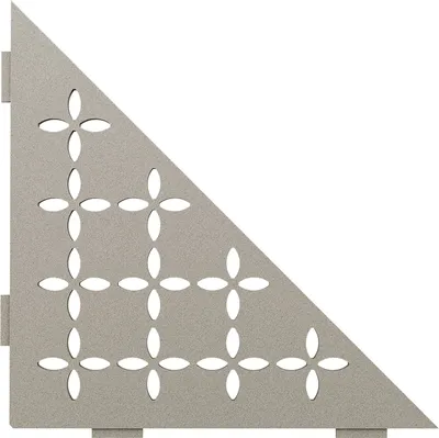 Immagine prodotto di Schlüter SES1D5TSSG-E-S1 Ablage Floral 210x210mm Steingrau
