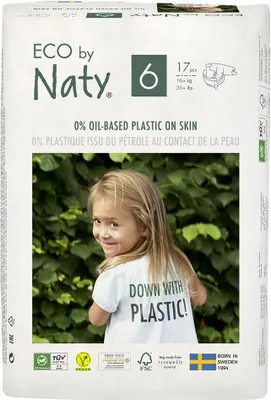 Produktbild von Eco by Naty Öko Windel Größe 6