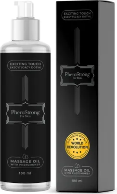 Produktbild von PheroStrong für Männer Massage Oil - Begeistere Frauen mit Pheromonen - 100 ml