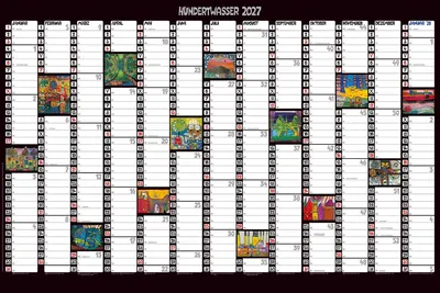 Produktbild von Hundertwasser Jahresplaner Art 2027
