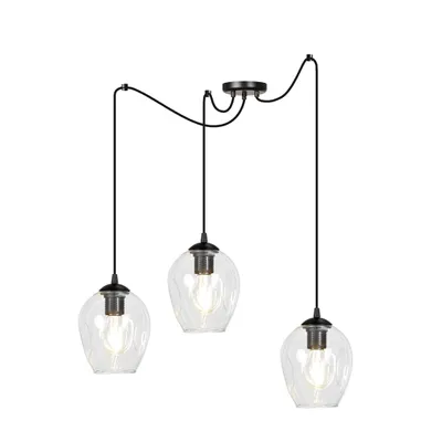 Produktbild von Hängeleuchte Level transparent E27 L:14cm B:37cm H:200cm dimmbar