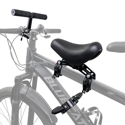 Produktbild von Kindersitz für Fahrrad vorne – Sicherheits-Kindersitz-Set mit Lenker & rutschfesten Fußstützen – für Mountainbike & Stadtrad