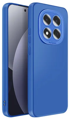 Produktbild von Avizar, Silikonhülle mit erhöhtem Kamerarand für Xiaomi Redmi Note 15 Pro 4G, Blau