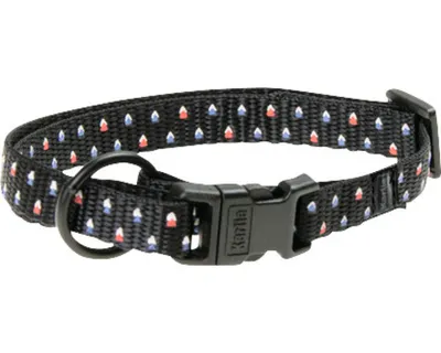 Imagen del producto de Karlie Art Sportiv Plus, collar triangular para perros, talla XS, nylon, color negro, dimensiones 20-35 x 1 cm
