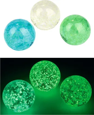 Produktbild von Glow in the dark marmor 3 im Set 2,5 cm