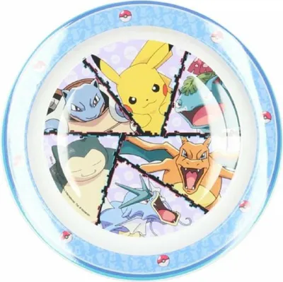 Produktbild von Pokémon Frühstücksset Geschirrset 3tlg. für Kinder