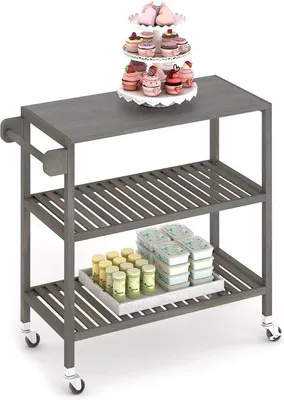 Produktbild von Robuster Servierwagen auf Rädern