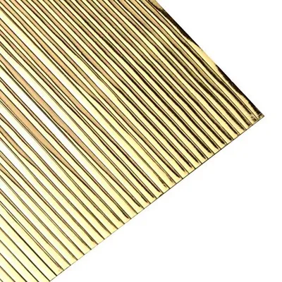 Produktbild von Wachsstreifen, flach, gold glänzend, 10 Stk 200 x 2 mm
