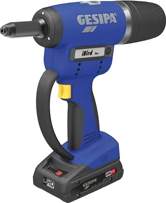Immagine prodotto di GESIPA Akku Blindnietgerät iBird Pro Setzkraft 20000 N 18V 2Ah; inkl. Akku